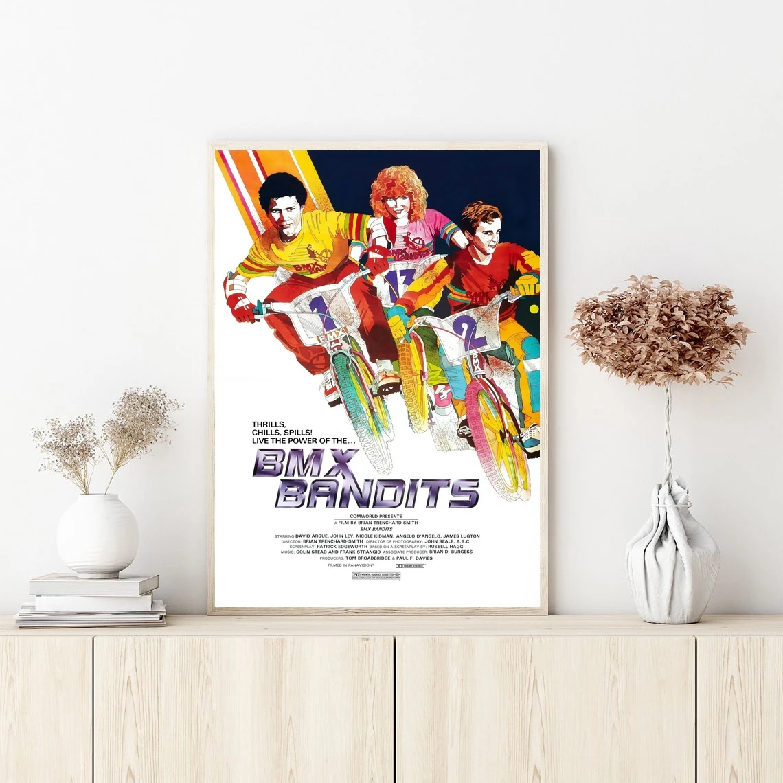 BMX Bandits  Movie Poster Wall Art Canvas Painting Bedroom Living Room Home Decoration (No Frame)