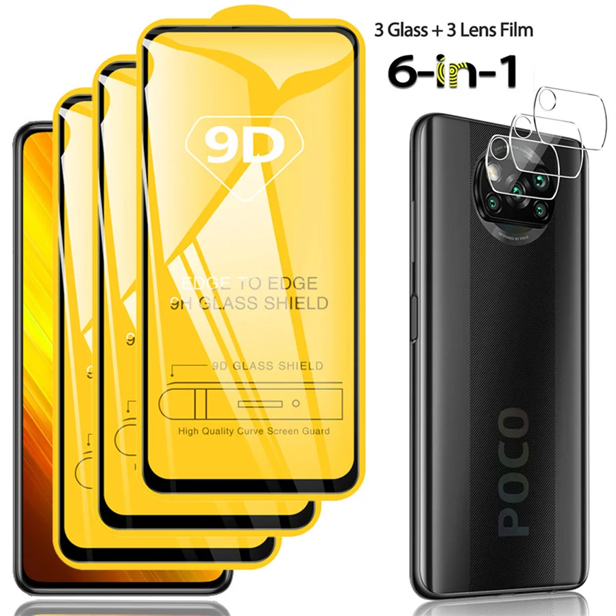 

poco f4 gt glass, 9d glass for poco-x4 pro 5g tempered glass pocophone x5 f5 pro camera film poco f3 x3 nfc screen protector