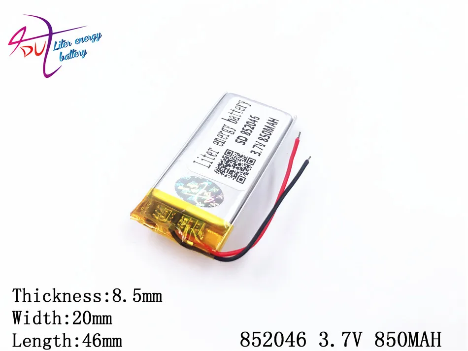 3,7V 1800mAh 853060   Bateria de íon de lítio/li-ion de polímero para tablet pc, power bank, pipo, cubo, telefone celular