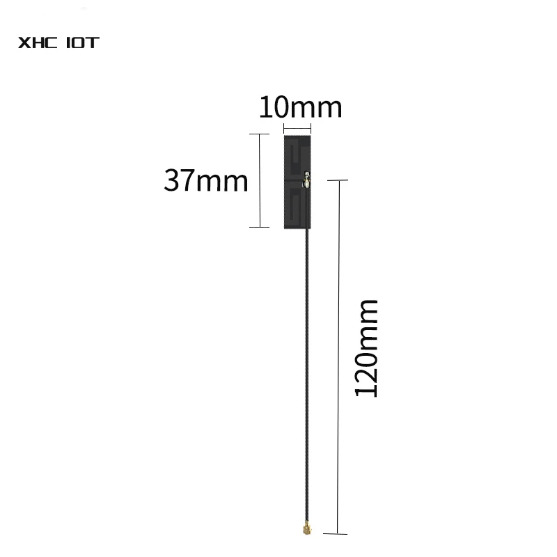 10PCs 2.4GHz 5.8GHz 2W Flexible Built-in Antenna 2dBi IPEX Interface Small Size Omnidirectional Self-Adhesive FPC  TXWF-FPC-3710