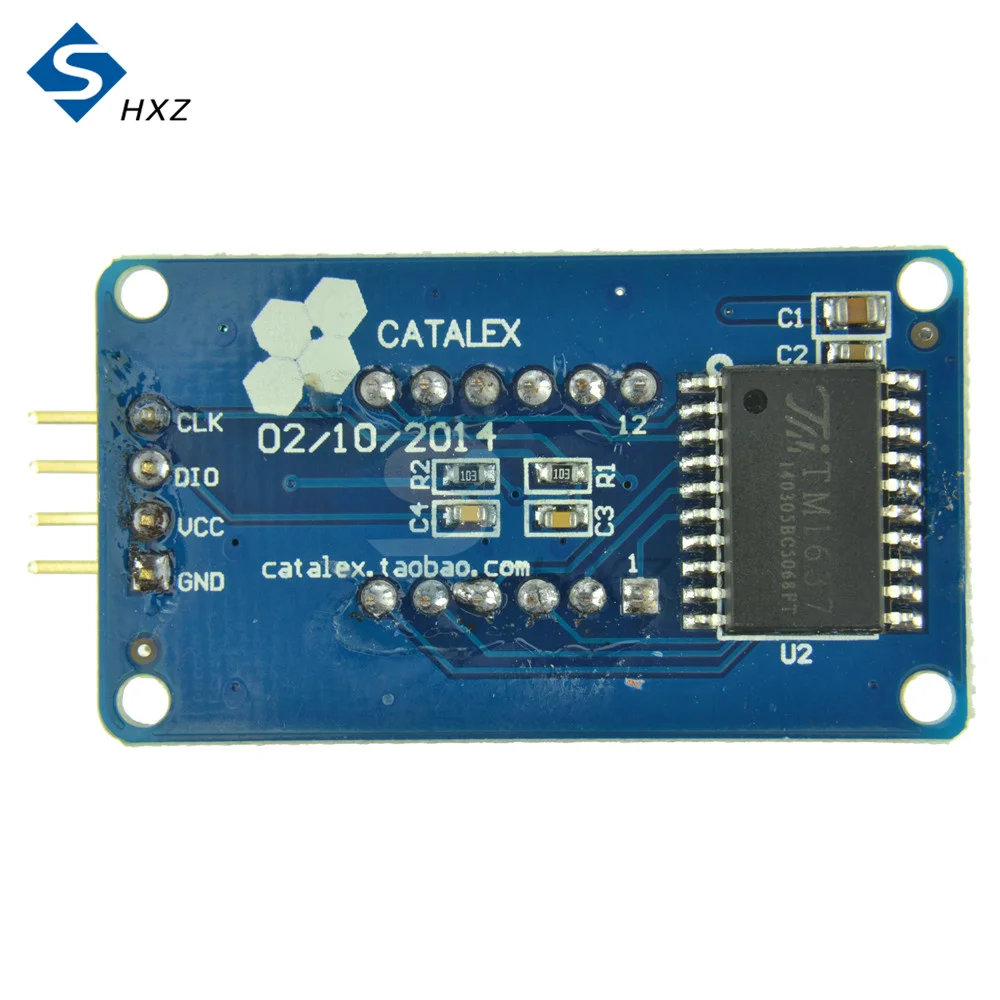 TM1637 modulo Display a LED da 0.36 pollici per Arduino 7 segmenti 4 bit orologio anodo rosso tubo digitale quattro schede Driver seriali Pack