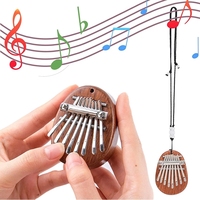 8 Key Mini Kalimba Thumb Piano High Quality Wood Exquisite Finger Thumb Piano Marimba Musical Instrument Accessory New Year Gift
