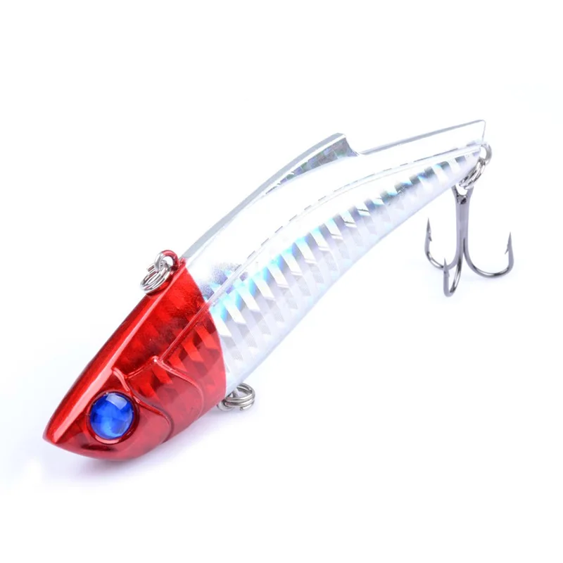 1Pcs VIB Winter Ice Sea Fishing Lures 9cm 26.5g Hard Crankbait Wobblers Artificial 5 Colors Trolling Carp Fishing Accessories