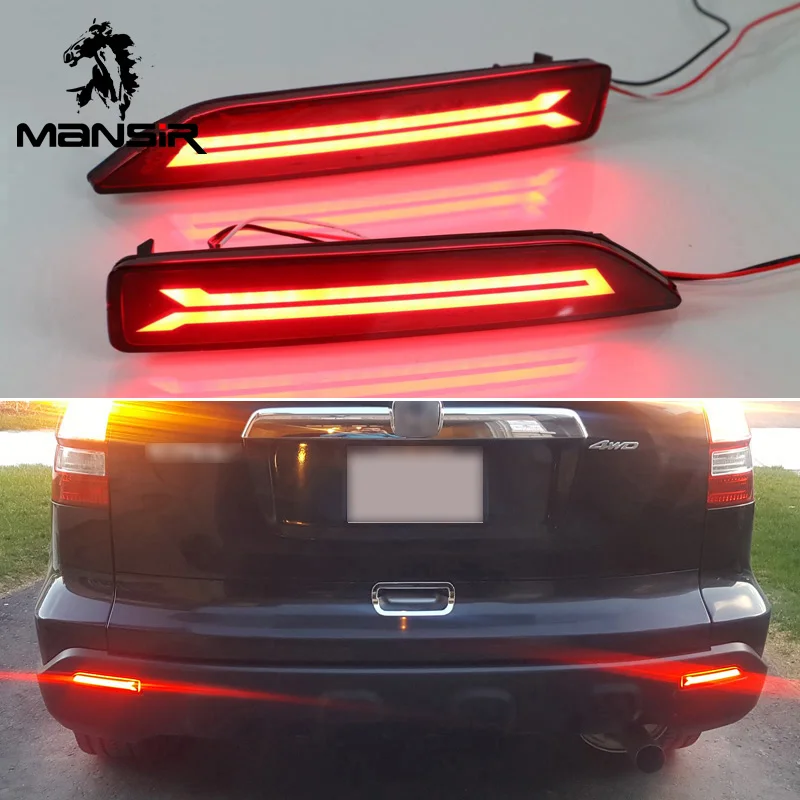 

Автомобильный светодиодный задний фонарь для Honda City 2012 2013 2014, задний бампер, отражатель, задний фонарь, противотуманные фонари, стоп-сигнал