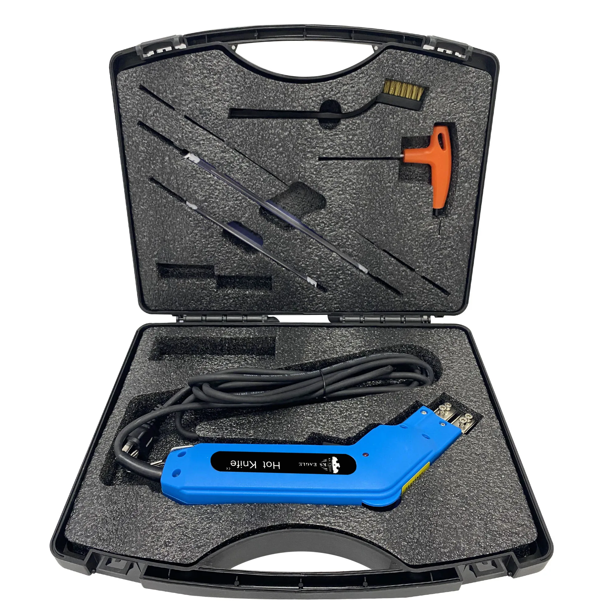 Faca elétrica cortadora de espuma de isopor, ferramenta profissional portátil com lâmina, 110v /120 v
