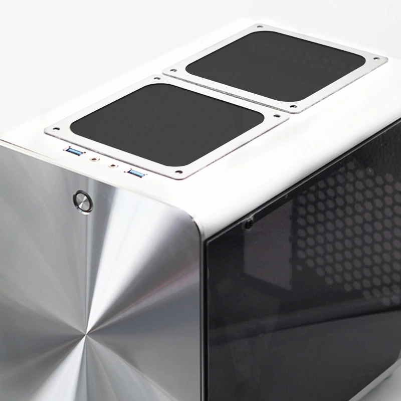 Magnetic Dust Filter Dustproof Mesh Fan Cover Net Grill Guard with Hole for PC Computer Case Cooling Fan Accessories