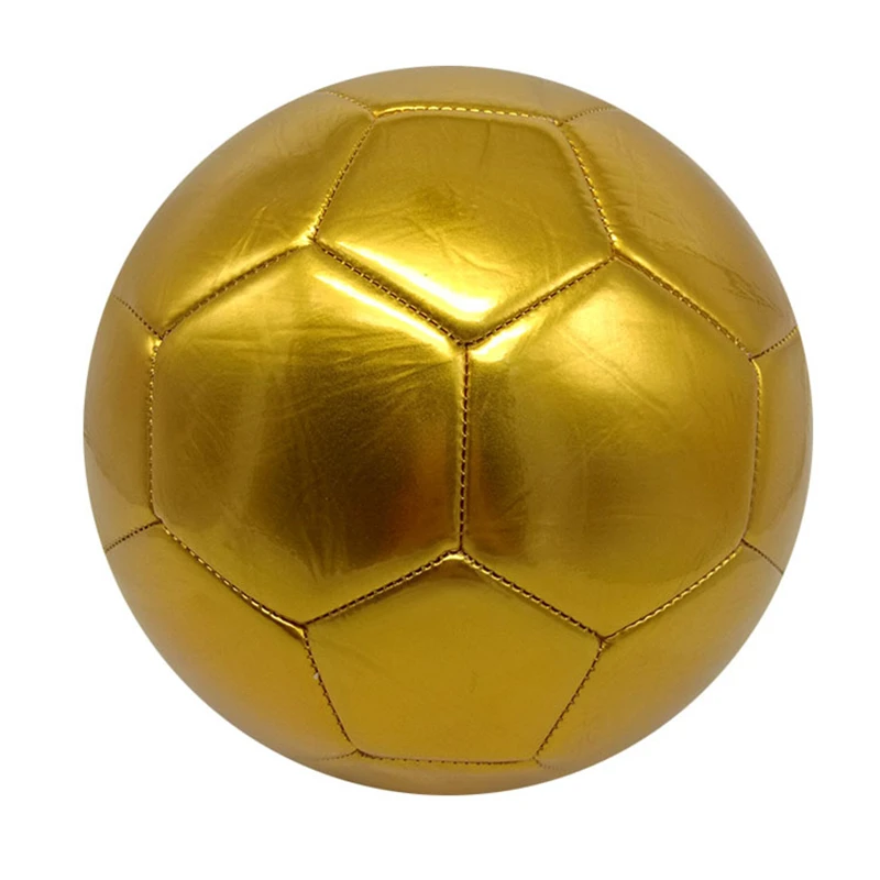 Football Soccer Size 5 Training  Golden Football For Lawn Training Team Sport