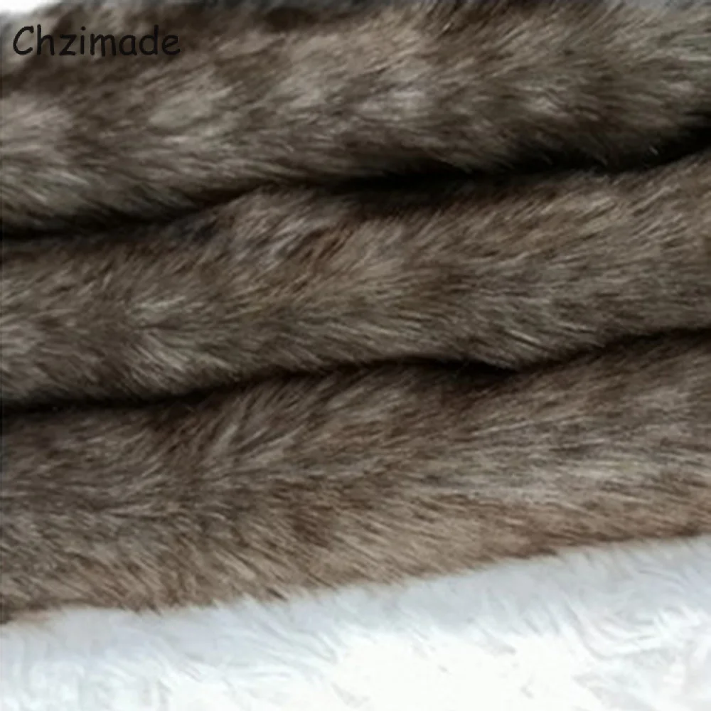 Chzimade A4 40x50cm Artificial Fur Long Hair Fabric Plush Fabric For Winter Clothes DIY Sewing Coat Hats Making Accessories