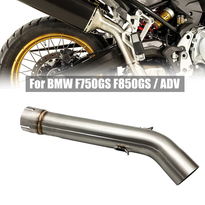 

F750GS F850GS Exhaust Muffler Mid Link Pipe Escape Slip-on For BMW F 850 GS ADV Adventure F 750 GS F850 GS 2018 2019 2020 2021