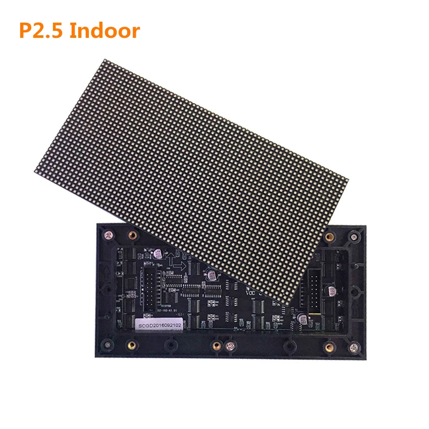 HD Indoor P2.5 Led Sign module Led Matrix Display Screen tv 160x80mm 64x32 Pixels Rgb Full Color Smd2121