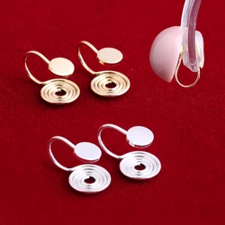 Mosquito Coil Plate Ear Clip Accessories Painless Lnvisibility 5mm Disc clip Female No Pierced Ears Change Ear Clip Converter