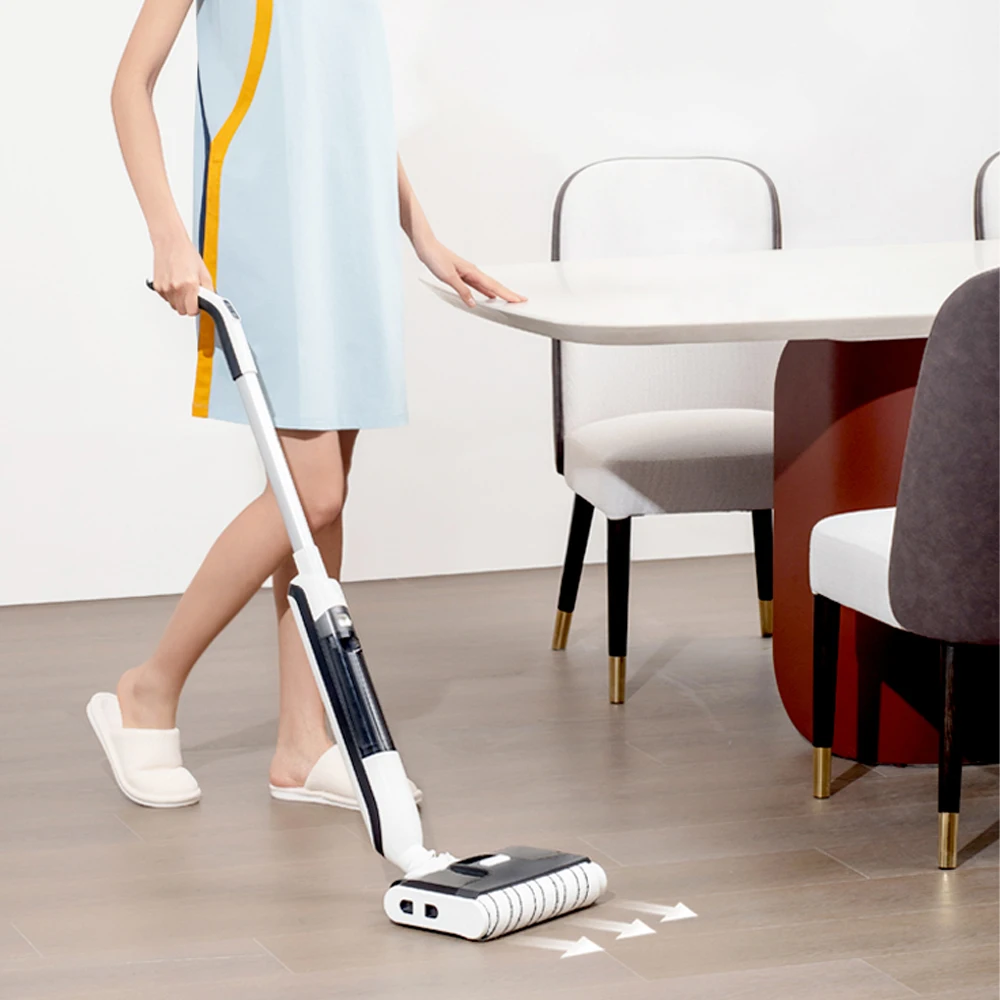 Wireless Cordless Electric Mop Efficiently Remove Dust Spray Floor Cleaner