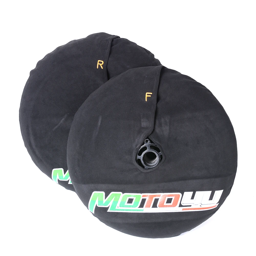 2 قطعة 17 بوصة الإطارات تدفئة الإطارات Windstop غطاء الإطار القطبية الصوف مصدات الرياح