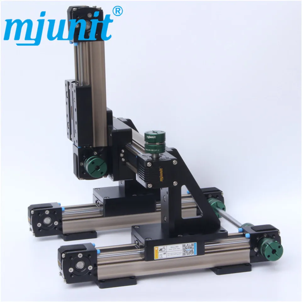 

mjunit customized automation xyz axis paint spraying synchronous belt slide module guide rail painting linear slide rail gantry