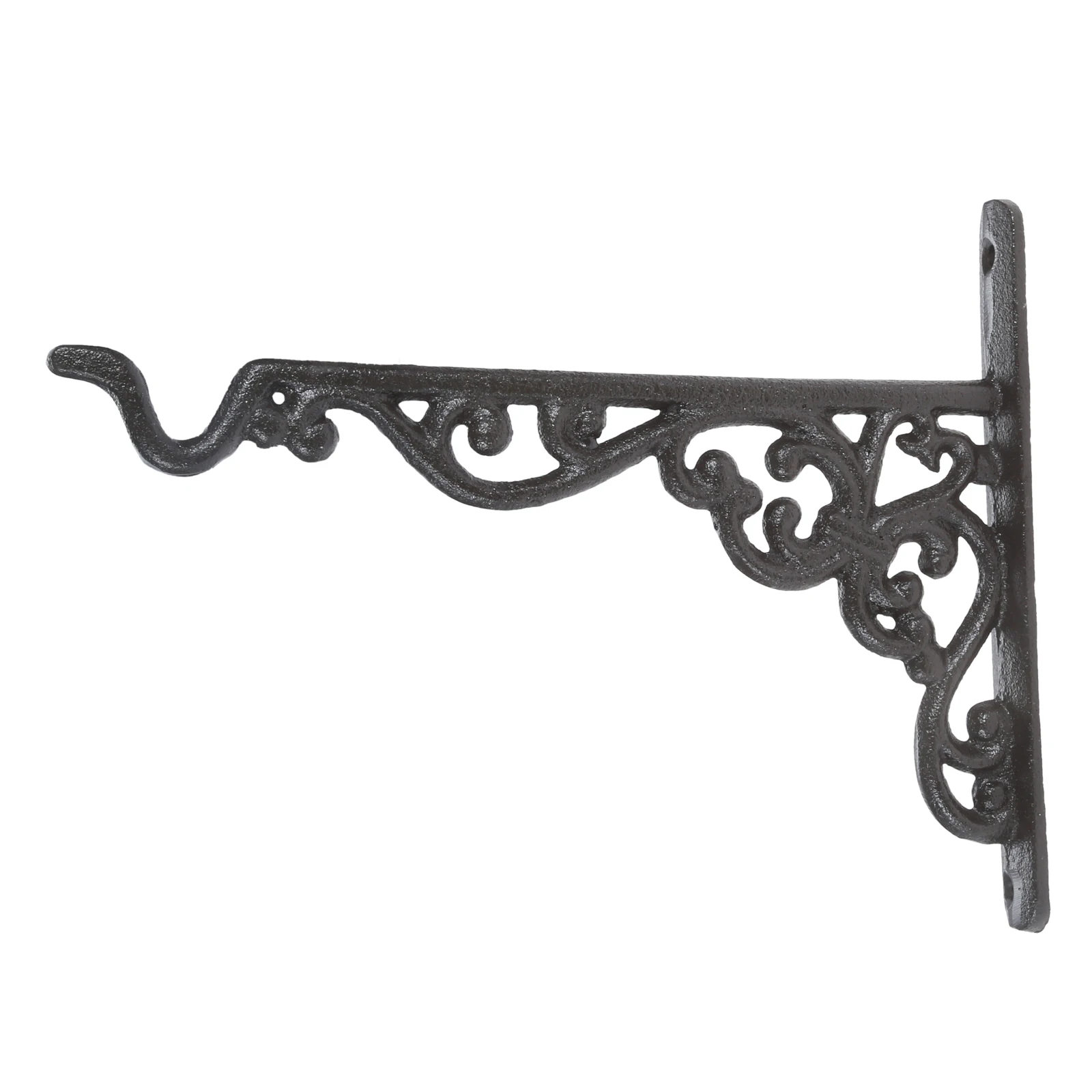 Cast Iron Hook Bracket Hanging Planters Basket Garden Flower Pots Hanger Wall Hook with screws Bird Feeder Planter Home Decor