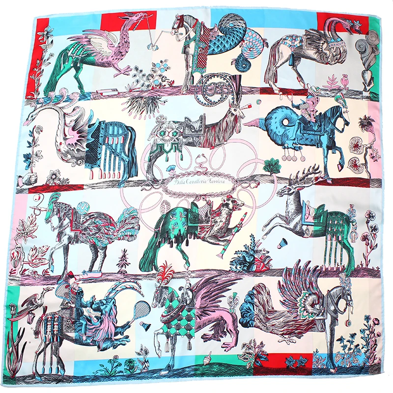 

2020 fashion thin style luxury quality plain silk scarf scarf mulberry silk fashion scarf 90*90cm