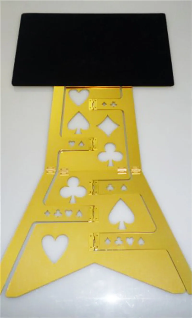 Aluminum Magic Folding Table (Alloy)- Golden color, Magician\'s best table. stage, close-up,illusions,gimmick,Accessories
