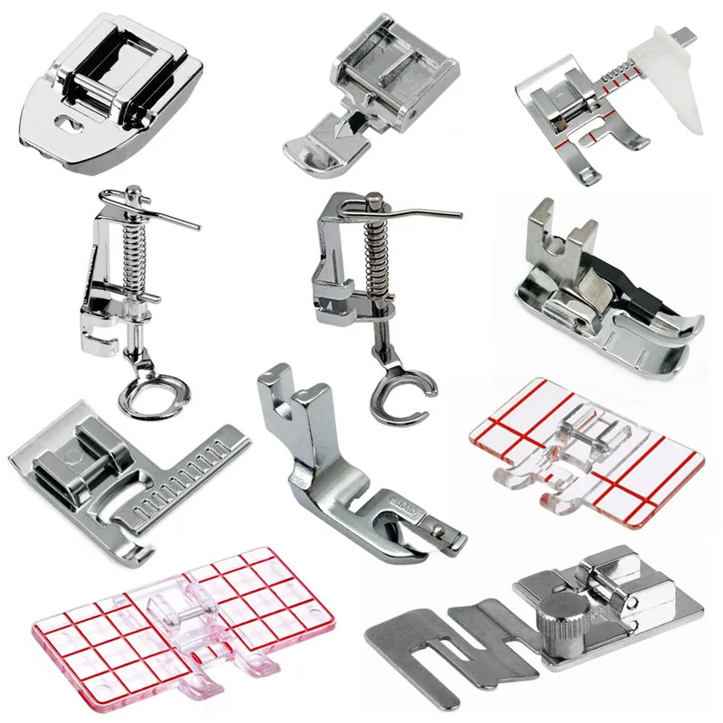 Multiple styles Sewing Accessories Tools Sewimg machine Presser Foot Fits Singer, Brother, Janome, Juki, New Home, Elna and More