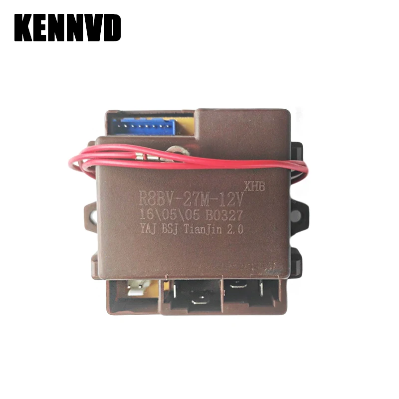Receptor Y Mando A Distancia 27 MHz Para Coche Eléctrico Infantil – Compatible Con FY-6V Y FY-12V, Alcance De 10-15 Metros, 4 Canales, Pilas AA