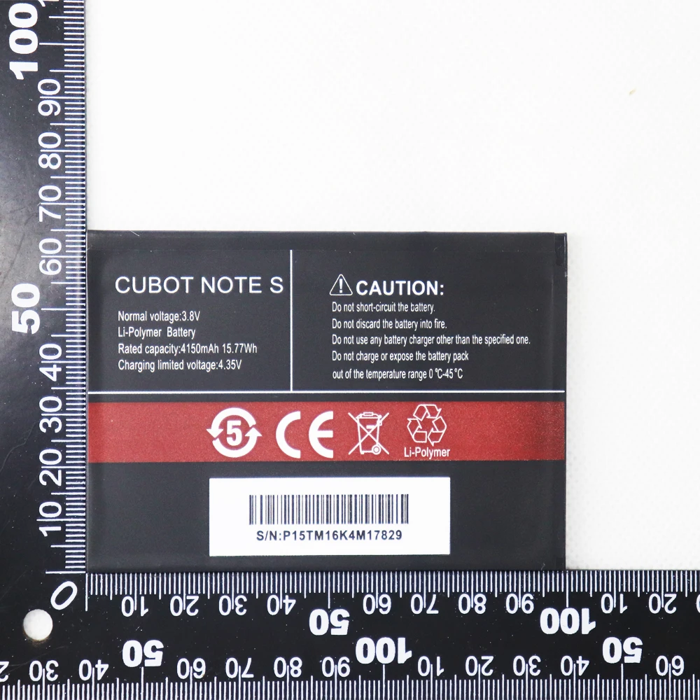 Original CUBOT Note S Battery 4150mAh Replacement backup battery For CUBOT Note S Cell Phone