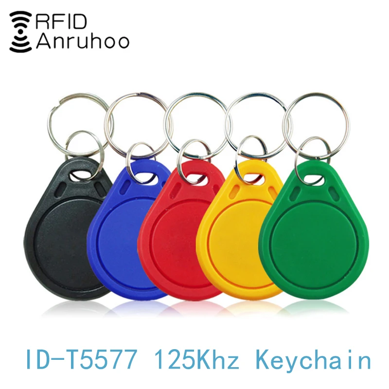 5PCS T5577 Smart Chip Tag 125Khz Rewriteable Copy Badge EM4305 Copier Keychain RFID Duplicator Proximity ID Clone Card