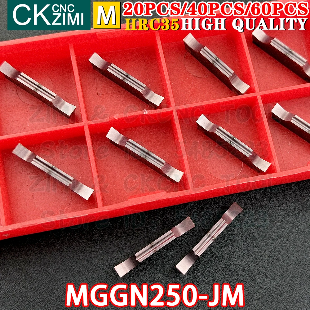 MGGN250-JM lf6018 mggn 250 jm lf6018 2.5mm carboneto inserção de corte sulco inserções ferramenta cnc torno de metal para aço inoxidável
