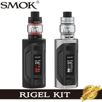 Original SMOK Rigel Kit 230W Rigel Box MOD Vape TFT Screen with 6.5ml TFV9 Tank V9 Meshed Coil E Cigarette Vaporizer