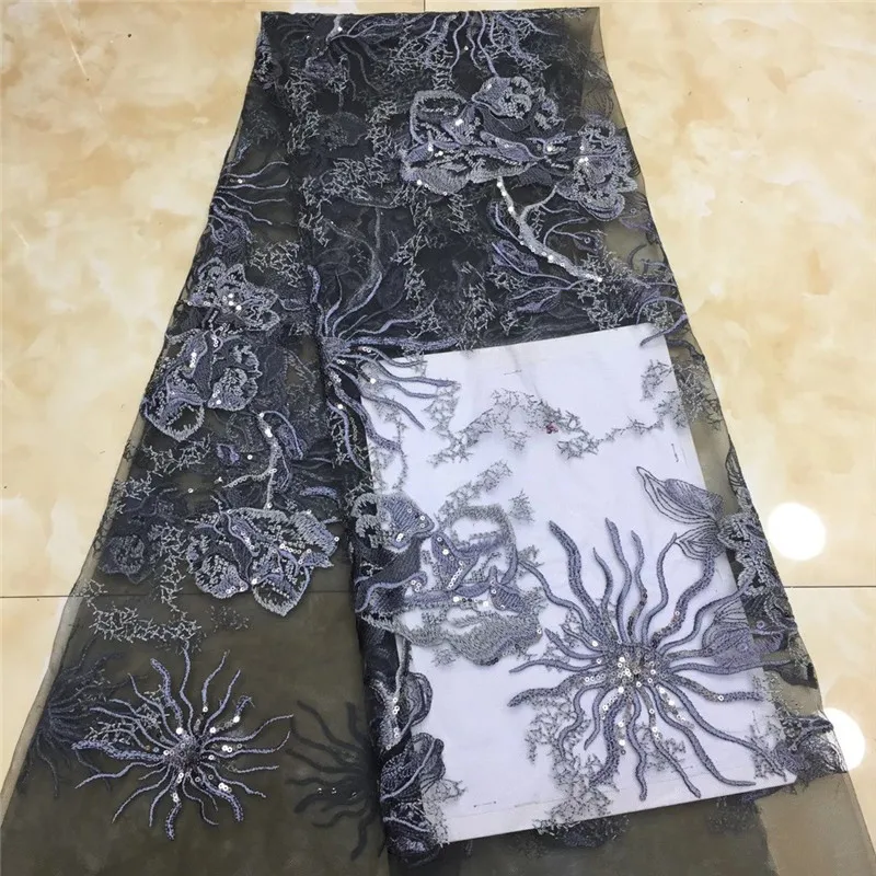 

best quality sequins net lace fabric JRB-291907 for wedding dress embroidered french tulle lace fabric