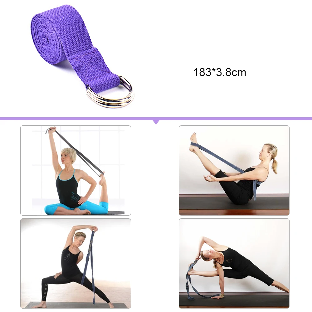 6PCS Workout Fitness Set Training Resistance Support Tool Stretch Band Gym Pilate Circle Yoga Ball Magic Ring Exercise Equipment