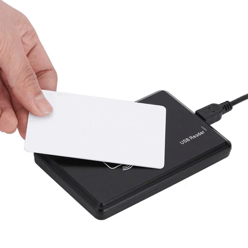 13.56Mhz Rfid Ic Uid USB Port Reader Ic Smart Card Only Reader Dual-Color Machine Support Windows Linux Moc Ios Sistem Android