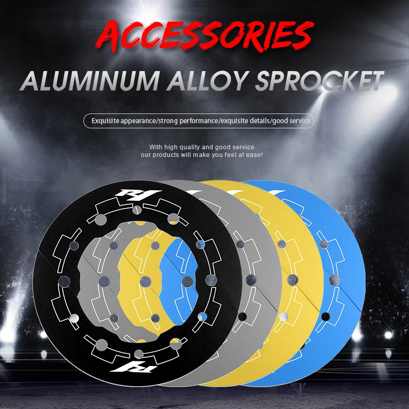 Motorcycle Rear Sprocket Suitable YAMAHA YZF1000 R1 2004-2008 Ulley Belt Sprocket Cover  Aluminum Alloy Rear Chain Guard