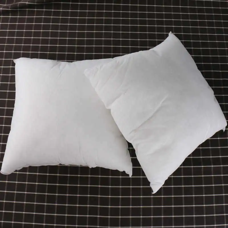 1PC Standard Pillow Cushion Core Cushion Inner Filling Soft Throw Seat Pillow interior Car Home Decor White 40X40CM 45X45CM