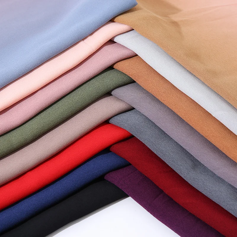 Lenço hijab feminino de tecido chiffon, lenço de duas cores em degradê para mulheres, moda 2021, novo estilo, elegante, 180x70cm, 1 peça