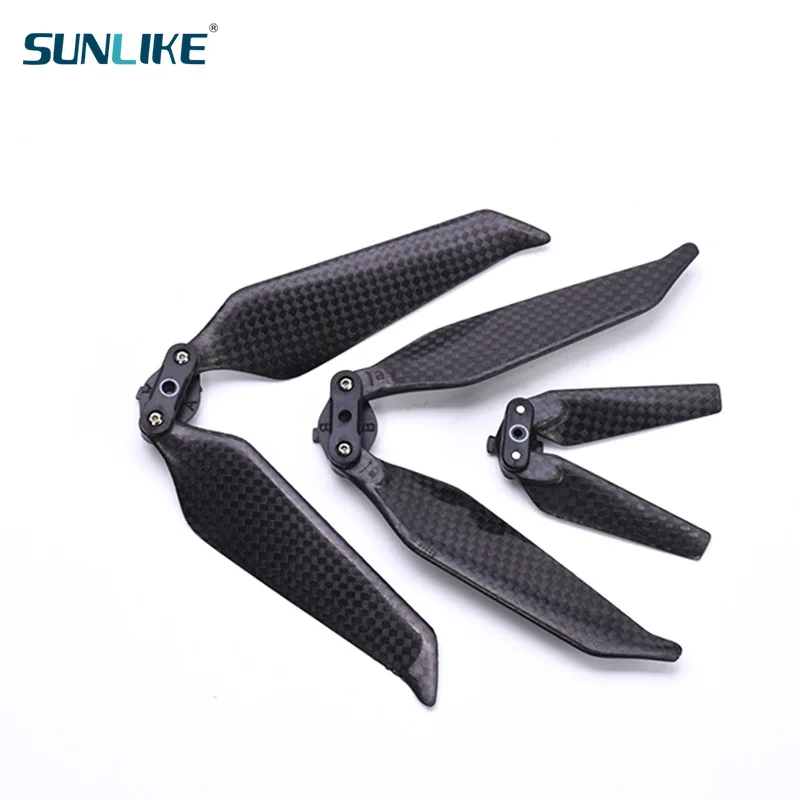 2 pairs Carbon Fiber Propeller Low Noise 8743F Folding Props Quick Release  8330 4730 8331F folding propeller for drones