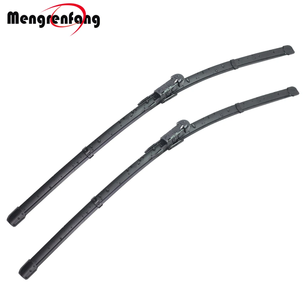 For Chevrolet Aveo T300 Car Front Windscreen Wiper Soft Rubber Wiper Blades J Hook & Pinch Tab Arms 2002-2018