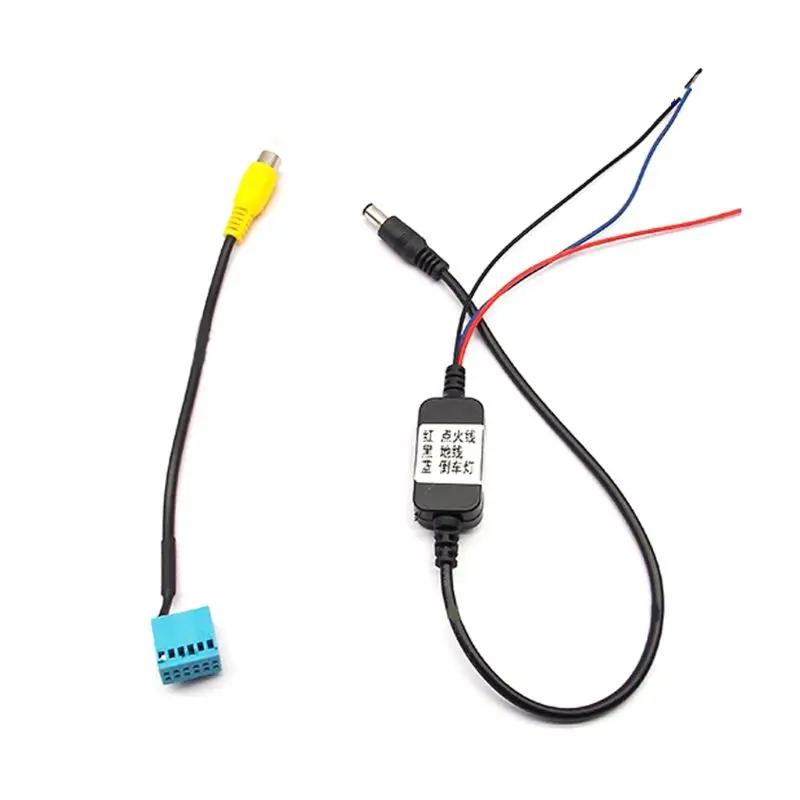 Rear View Camera Delay Timer Relay Filter Rectifier Cable Adapter Replace Accessories RCD330 PQ MIB RCA Conversion Cable H8WE