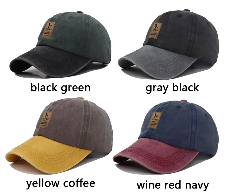 Neue Vintage Baumwolle Männer Baseball Cap Hut Frauen Golf Caps für Frauen Snapback Cap Knochen Sommer Gorras Trucker Papa Männer Baseball Hut – Detail 3