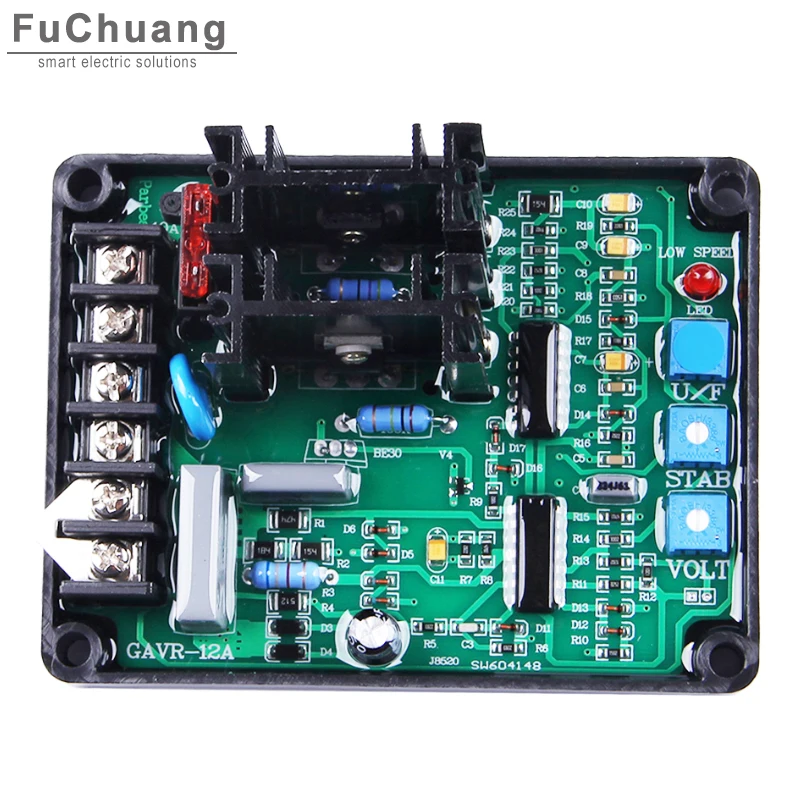 

Universal 12A Brushless AVR GAVR-12A for 150KVA Generator Automatic Voltage Regulator Parts