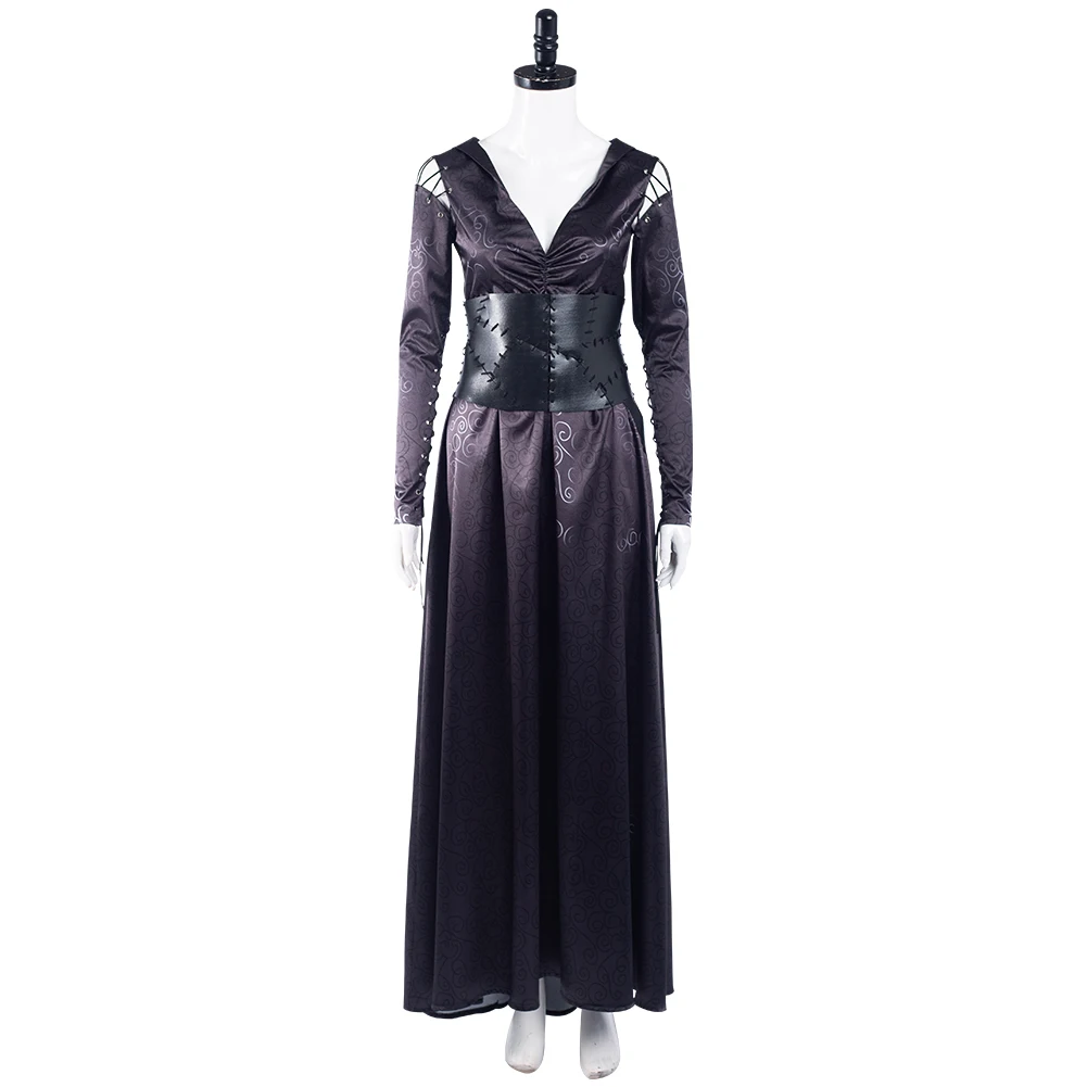 Bellatrix Lestrange Cosplay Kostüm Halloween Karneval Kleid Anzug