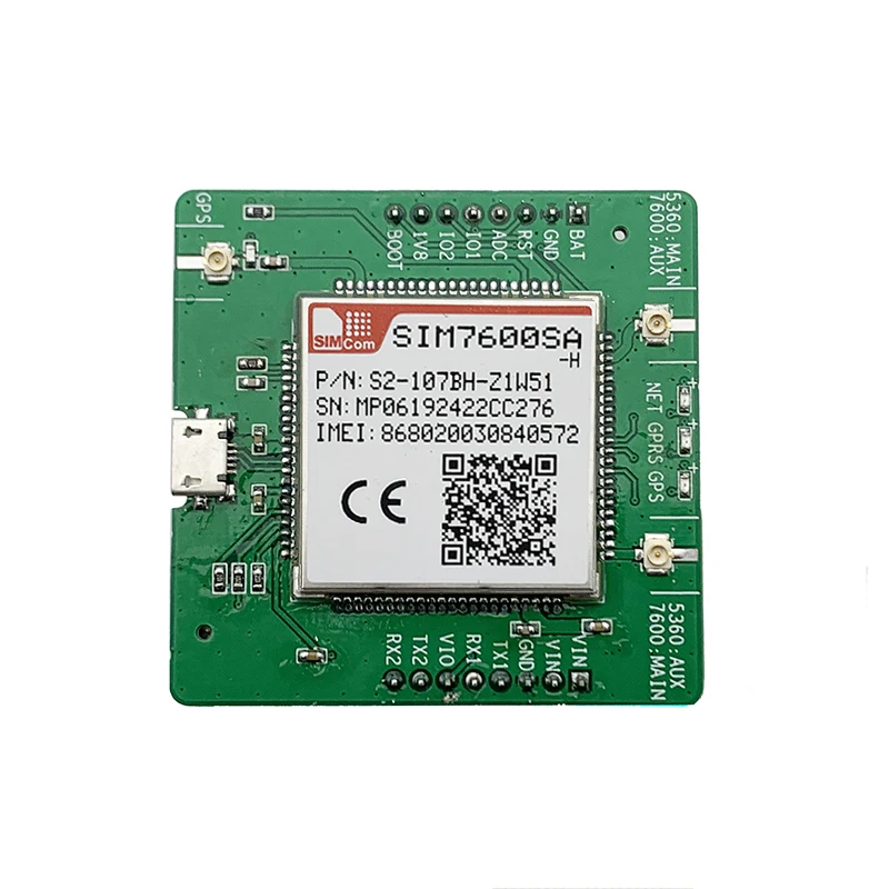 SIMCOM SIM7600SA-H SIM7600SA breakout board with 4G PCB+GPS antenna CAT 4 LTE module for Australia/New Zealand LTE mini kit