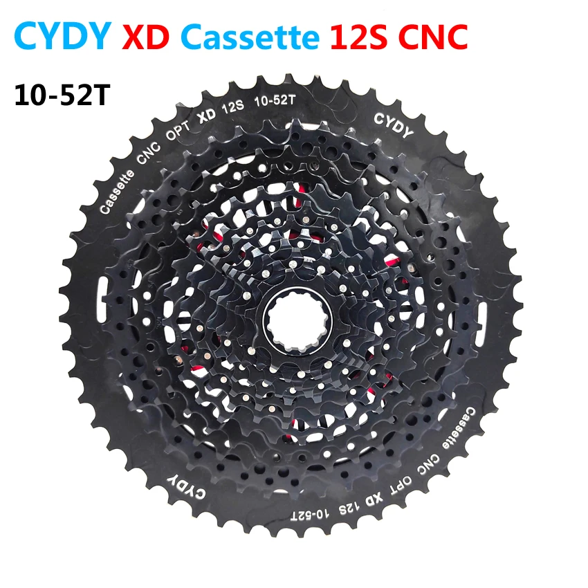 

CYDY Bike Freewheel Cassette XD 12S 10-52T For SRAM XD Cassette CNC 12 Speed Freewheel MTB Bicycle Freewheel