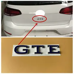 Apply to Golf 8 MK8 Passat b8l GTE luggage compartment label Tail mark Trunk GTE logo Displacement standard