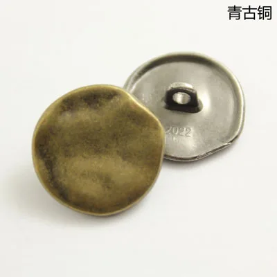 5PCS 18/25/30/38MM Big Decorative Button High Quality Irregular Plane Gold Buttons for Shirt Overcoat Sewing Accessory DIY