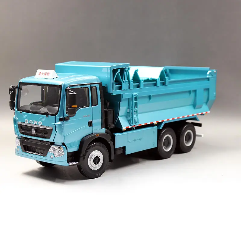 Original Authorized Authentic 1:24 Sino Truck Howo T5g Self Dump Truck Diecast Toy Dumper Truck Model for Christmas Gift