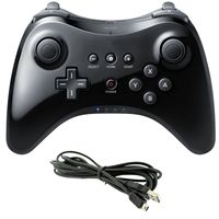 Wireless Classic Pro Controller Joystick Gamepad for Nintend wii U Pro with USB Cable Wireless Controller