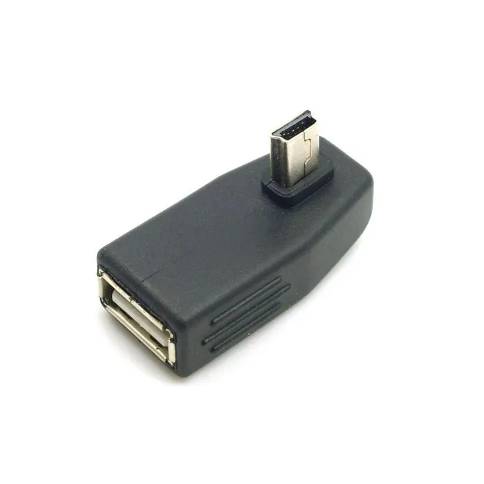 100pcs/lot Mini USB OTG adapter Super Speed 5Pin USB Mini-B Male to USB 2.0 Female Data Converter OTG Adapter for GPS tablet