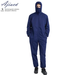 Genuine Electromagnetic radiation protective coveralls Electric welding, Electrical equipment maintenance EMF shielding clothing