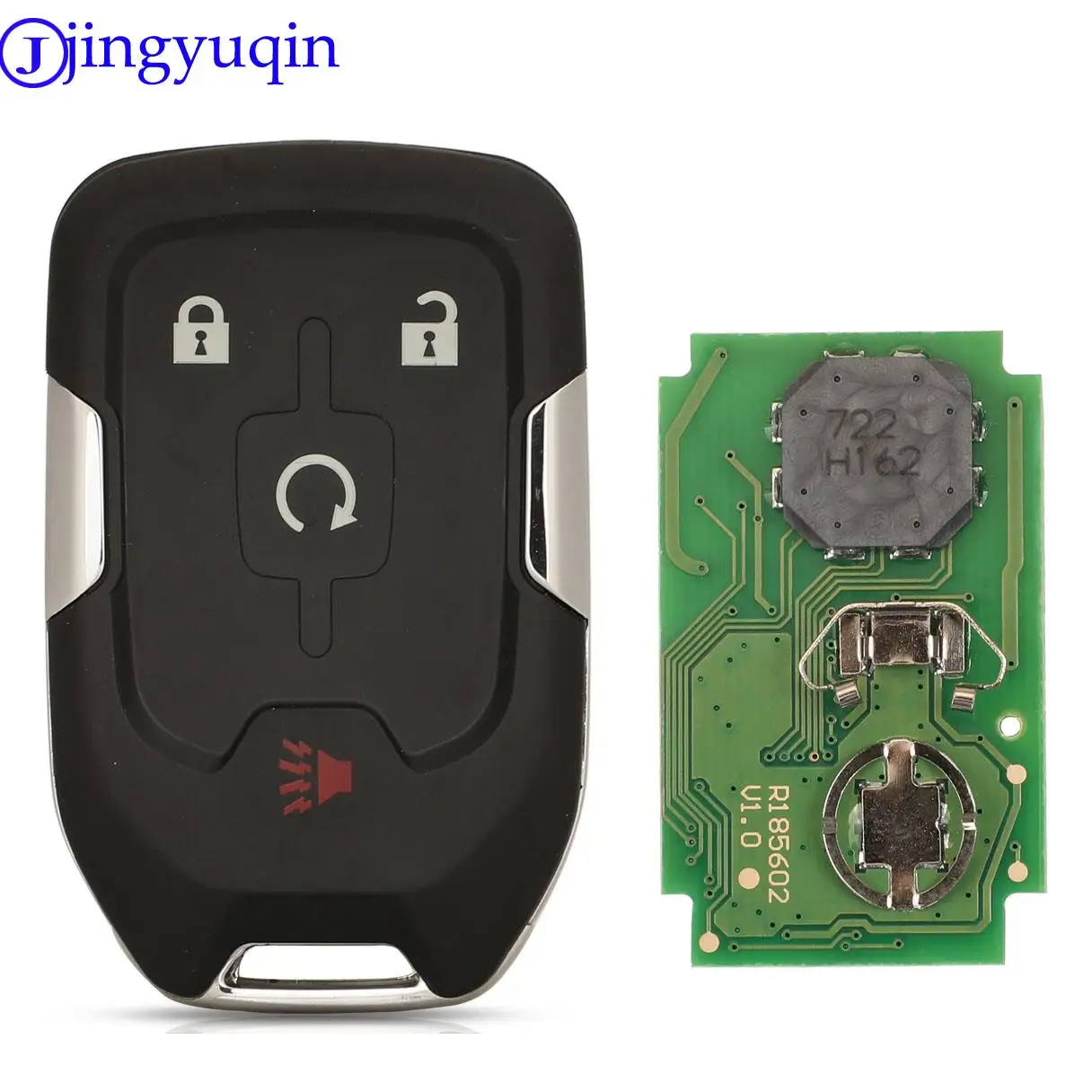 jingyuqin Remote Car Key For Chevrolet Tahoe Silverado Suburban Tahoe GMC Sierra Acadia Terrain Yukon HYQ1AA ID46 315/433 Mhz