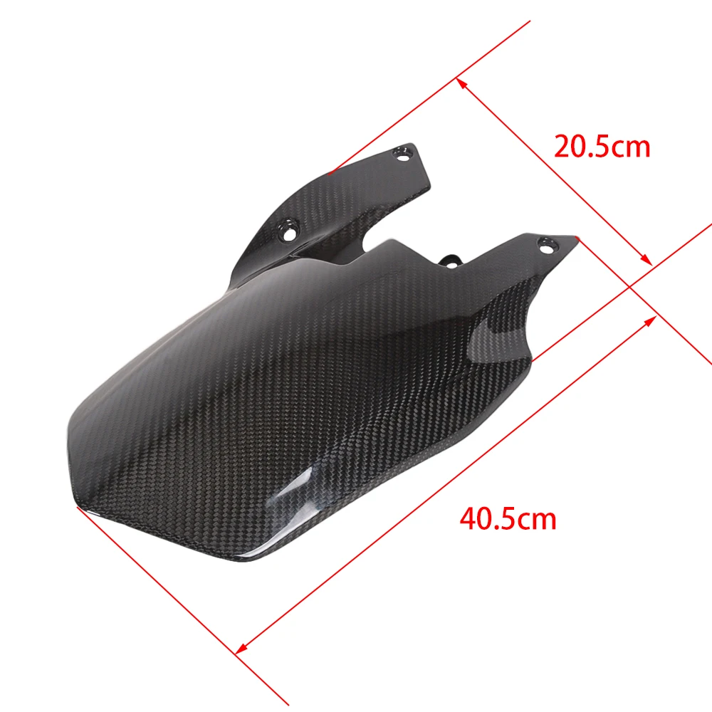 Carbon Fiber Rear Tire Hugger Fender Mudguard Mudflap Mud Flap Splash Guard For Ducati Streetfighter 848 2012+ 1098 1098S