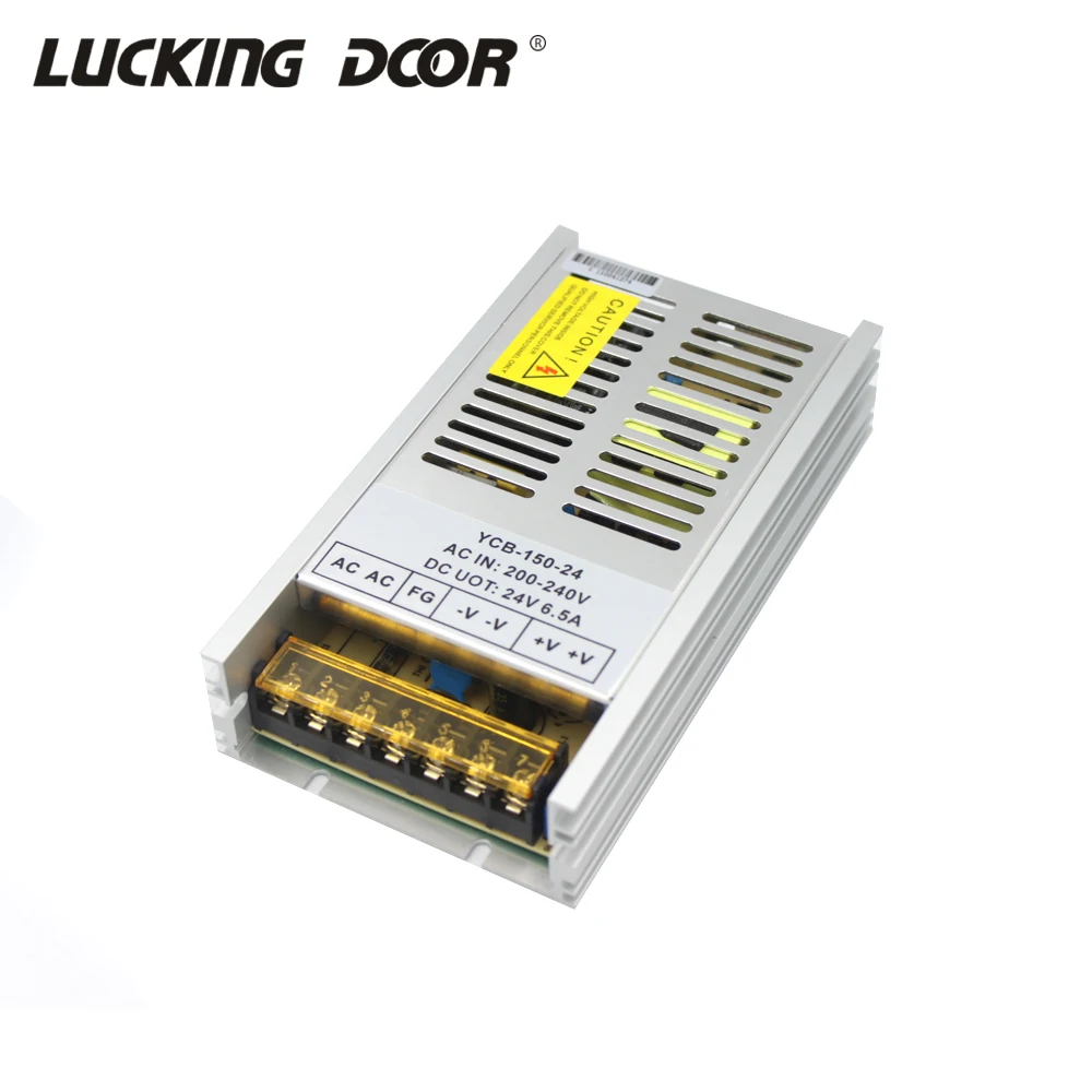 

200-240V 110V 220V to DC 24V 6.5A CCTV / LED Strip Power Supply Adapter
